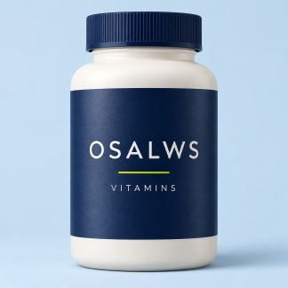 OSALWS Vitamins — AI-generated packaging concept